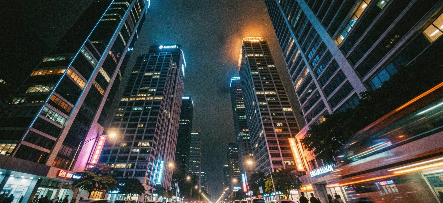 Jakarta SCBD at night