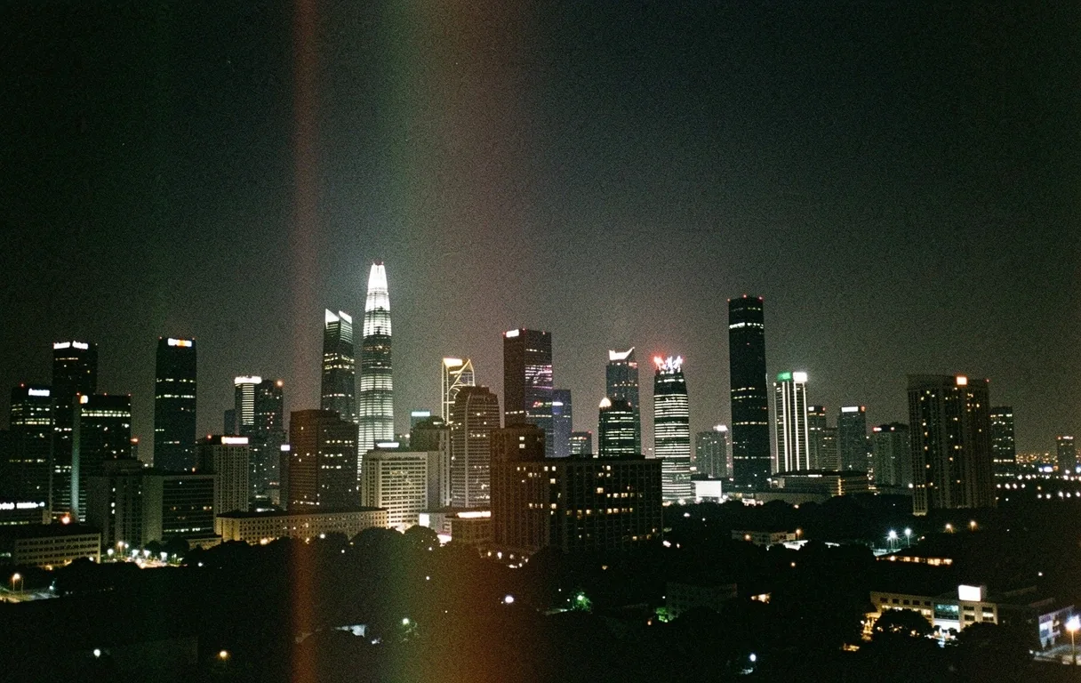 Jakarta night landscape